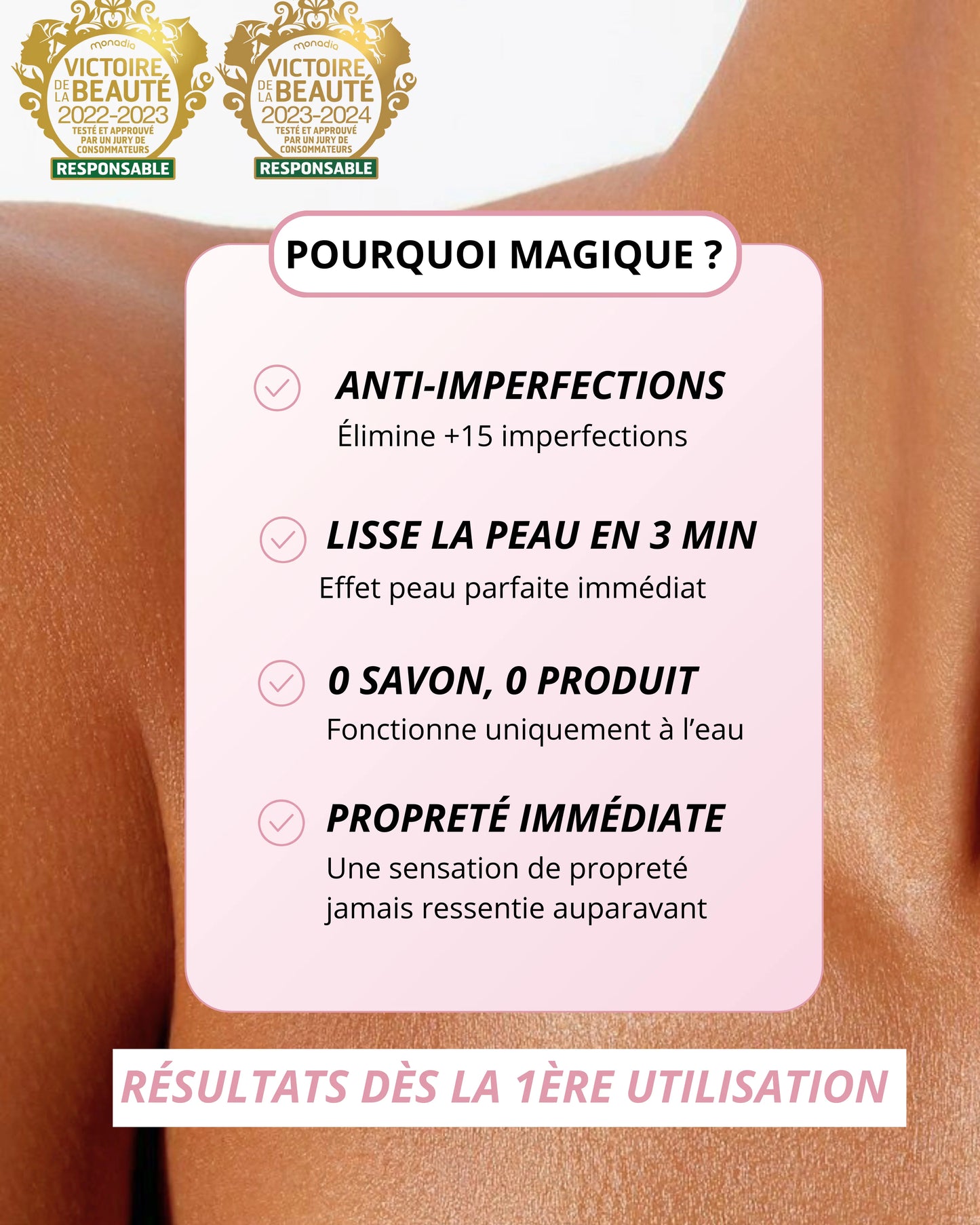 Gant Exfoliant Corps – Élimine les Peaux Mortes, Lisse et Adoucit la Peau